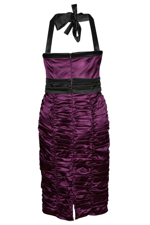 Sukienka FSU190 PURPUROWY