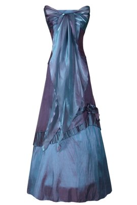 Sukienka FSU076 NIEBIESKO-FIOLETOWY