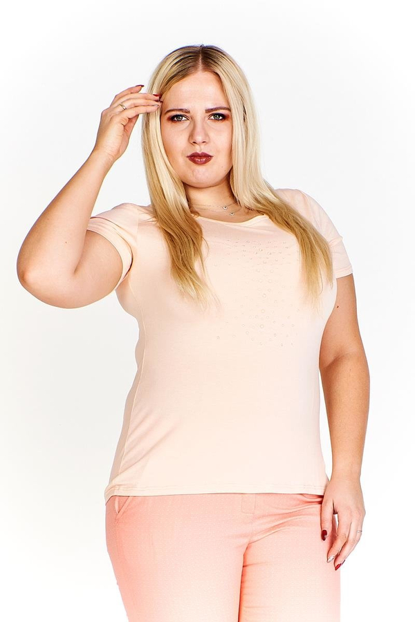 DARBET Bluzka  M1502 łososiowy jasny