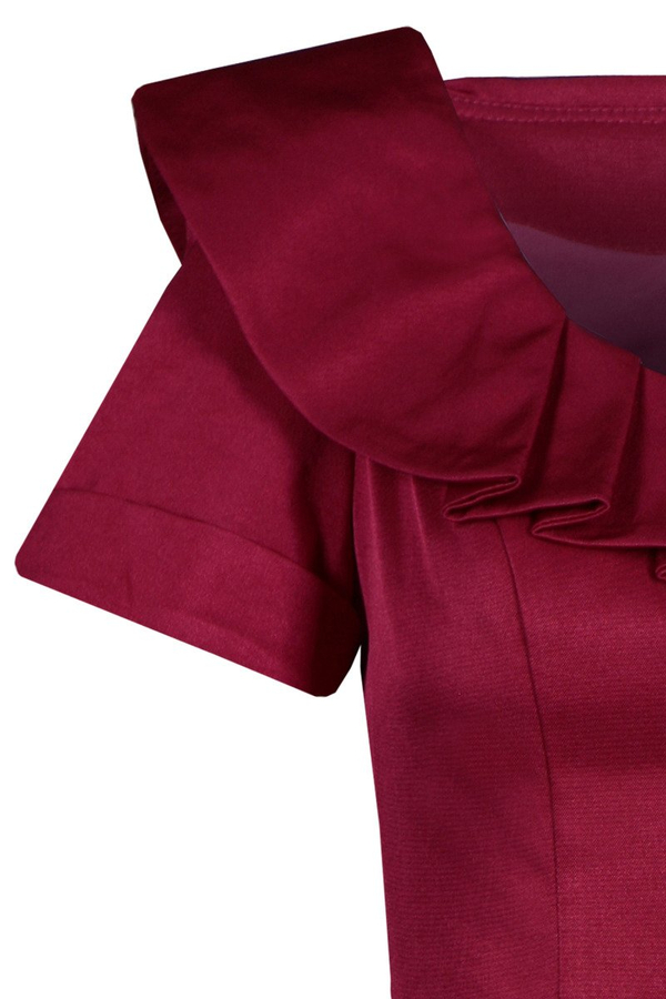 Sukienka FSU214 RUBINOWY