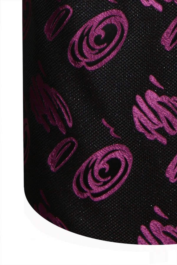 Garsonka FGA188 CZARNY AMARANTOWY ŚREDNI