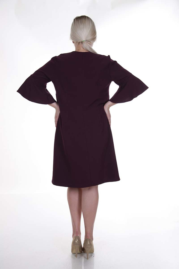 Sukienka FSU879 BAKŁAŻAN