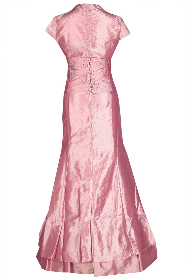 Sukienka FSU058 RÓŻOWY ŚREDNI