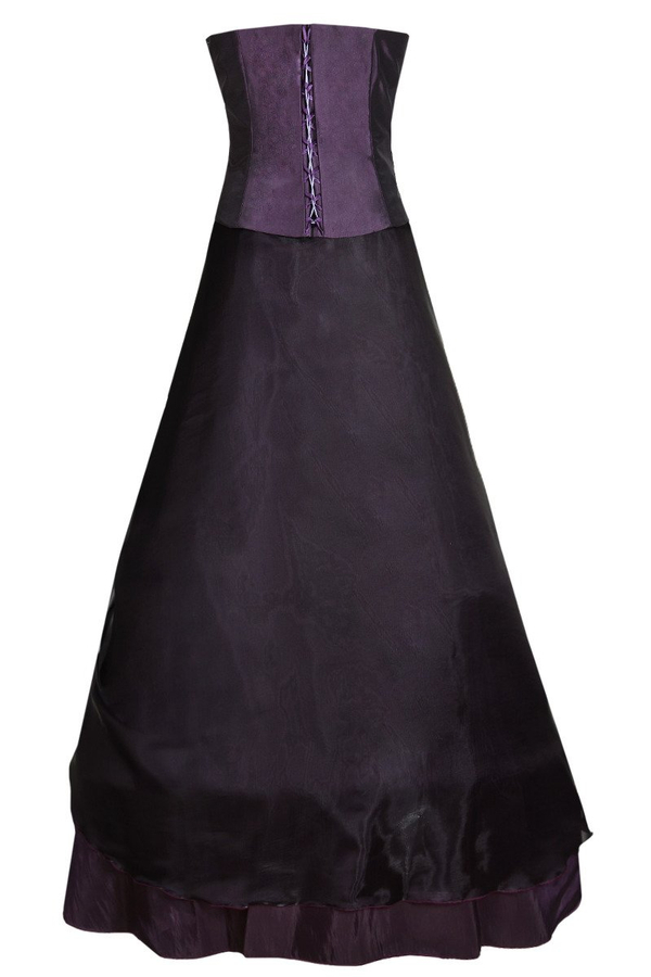 Sukienka FSU034 ŚLIWKOWY CIEMNY