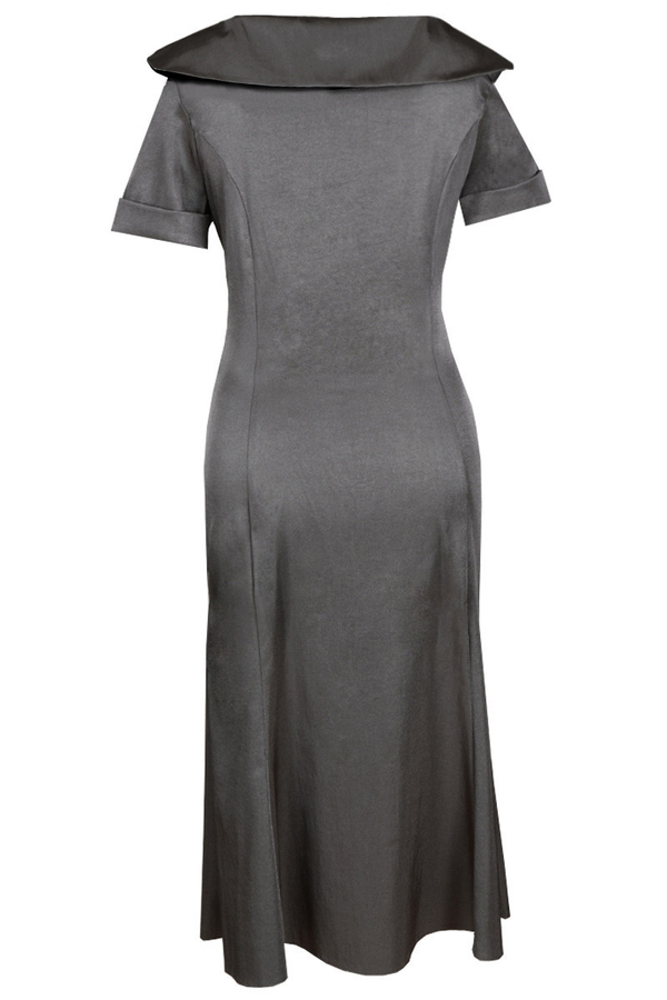 Sukienka FSU214 SZARY