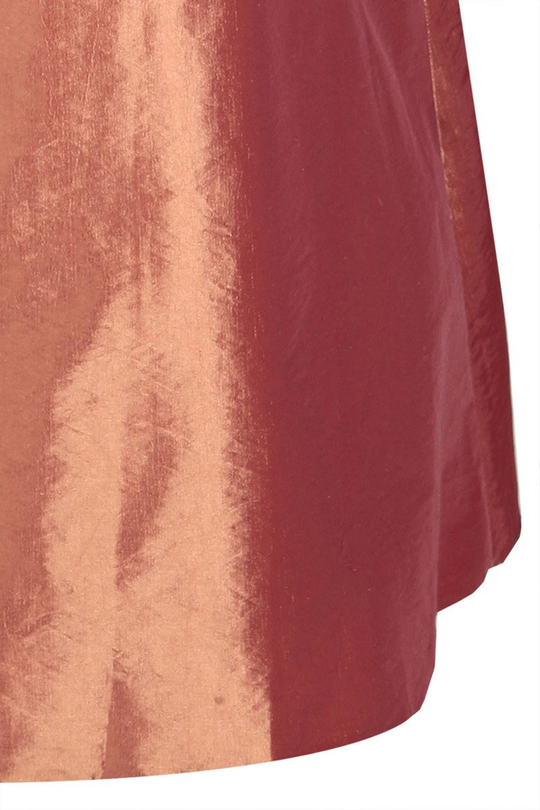 Sukienka FSU077 CEGLASTO POMARAŃCZOWY