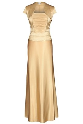 Sukienka FSU086 ZŁOTY