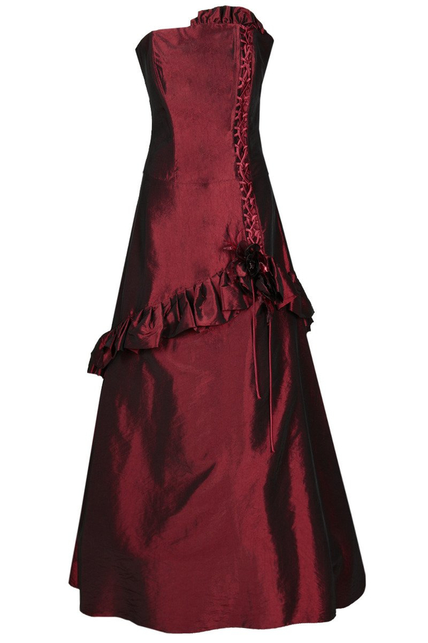 Sukienka FSU136 BORDOWY