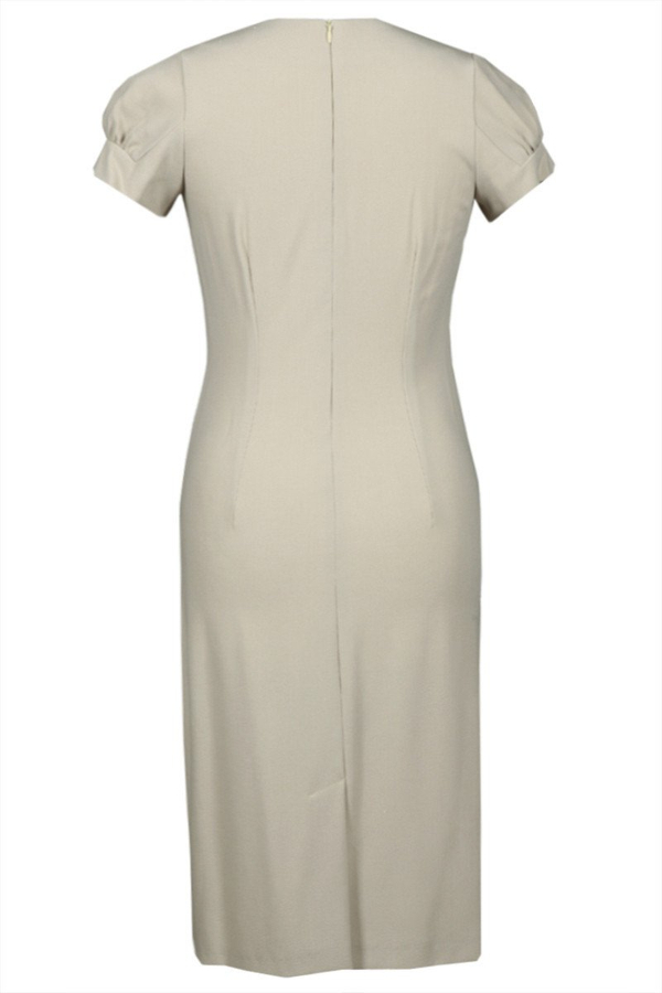 Sukienka FSU665 BEŻOWY