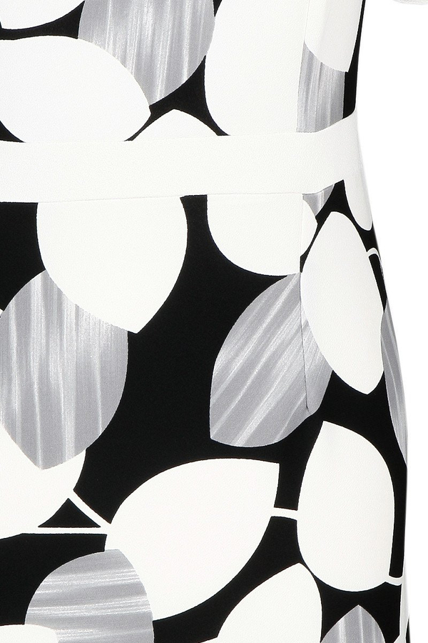 Sukienka FSU253 CZARNY SZARY JASNY