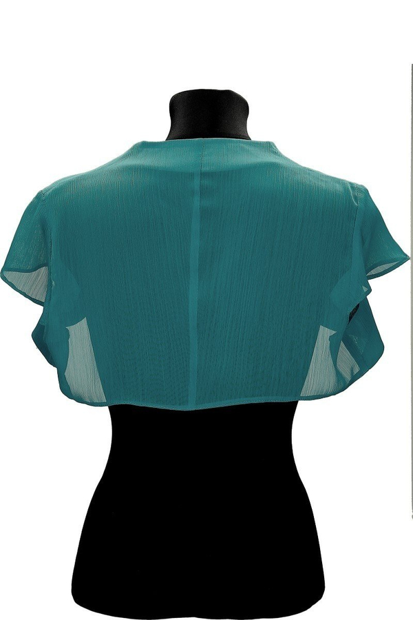 Bolerko FBL172 TURKUSOWY CIEMNY szyfon