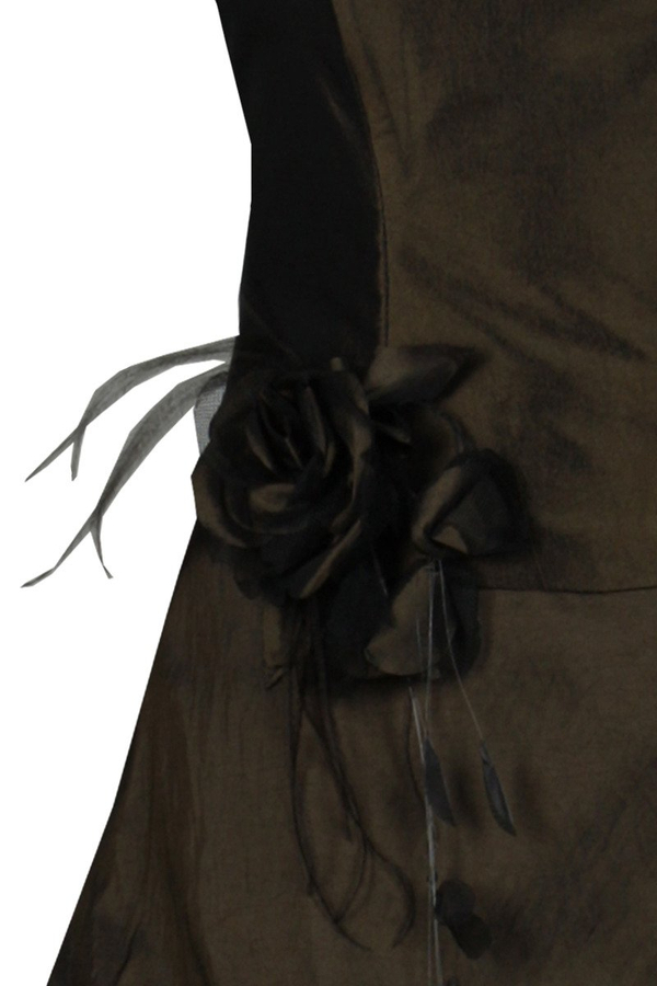 Sukienka FSU038 CZEKOLADOWY CIEMNY