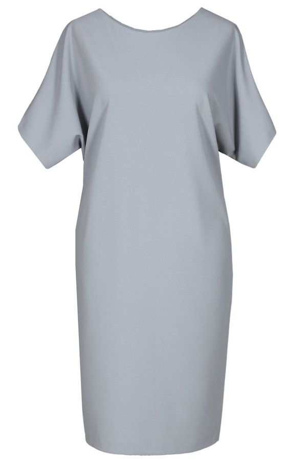 Sukienka FSU1116 SZARY JASNY