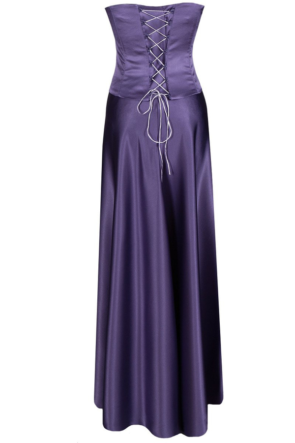 Sukienka FSU088 ŚLIWKOWY JASNY