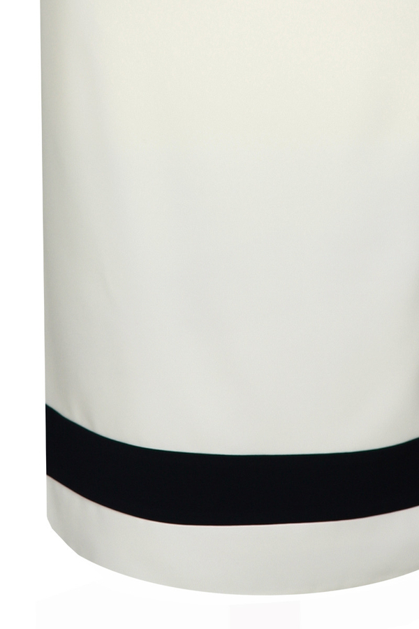 Sukienka FSU681 EKRI GRANATOWY