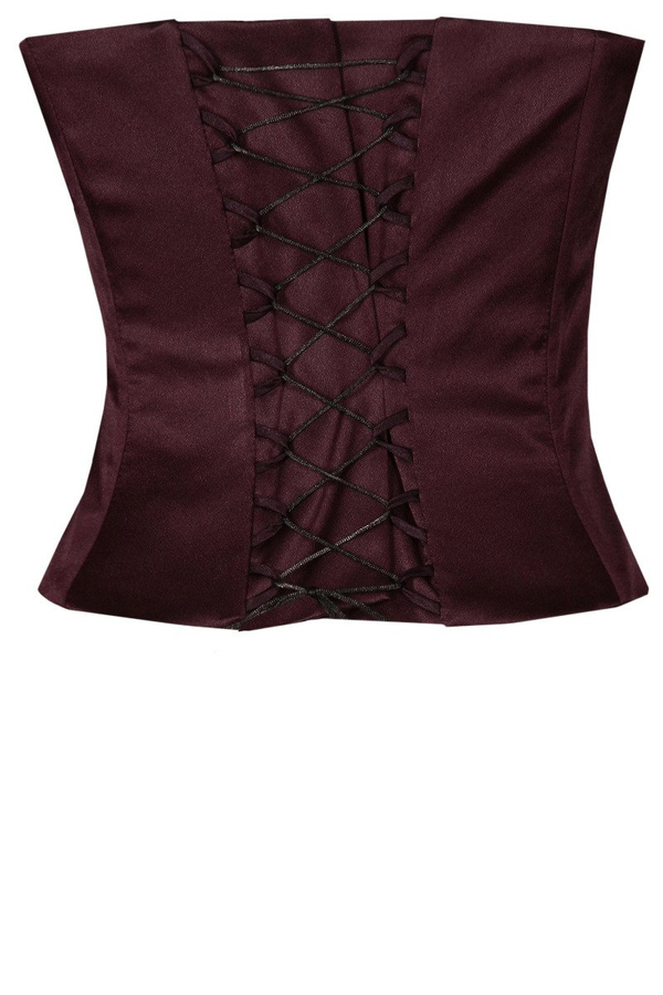 Gorset FGR082  BURGUNDOWY