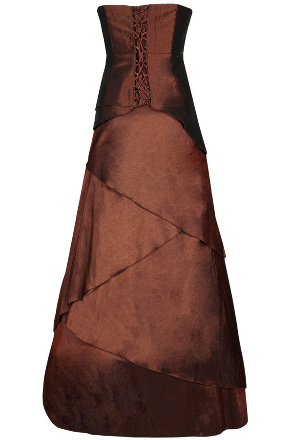 Sukienka FSU072 CZEKOLADOWY