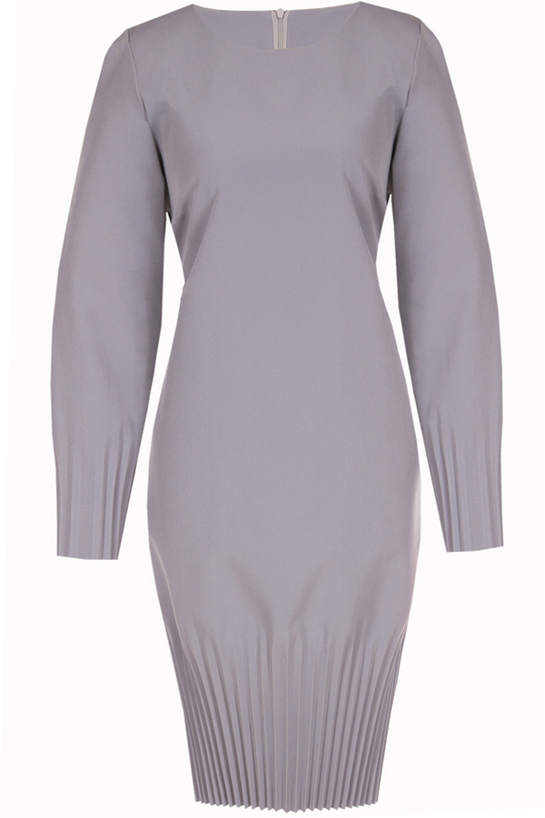 SPEKTRA Sukienka M747 szary jasny