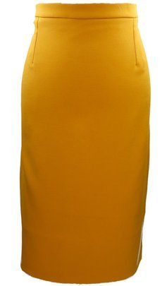 Spódnica FSP641 MUSZTARDOWY