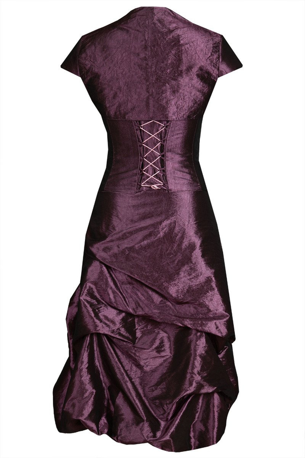 Sukienka FSU134 BAKŁAŻAN