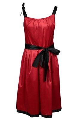 Sukienka FSU153 CZERWONY