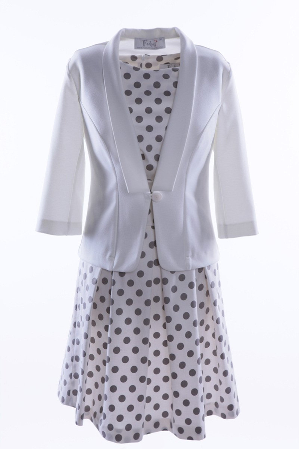 Sukienka FSU490 EKRI BEŻOWY