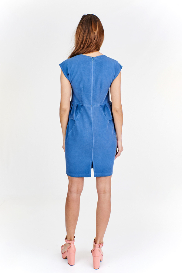 Sukienka FSU367 JEANSOWY jeans