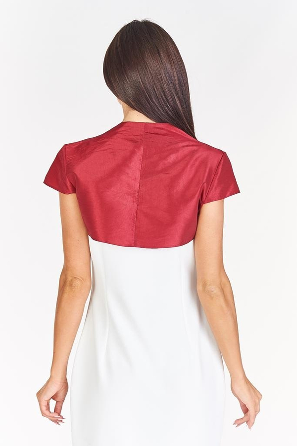 Bolerko FBL172 RUBINOWY tafta