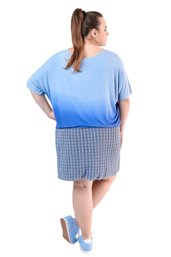 Tunika FTU1081 NIEBIESKI ombre