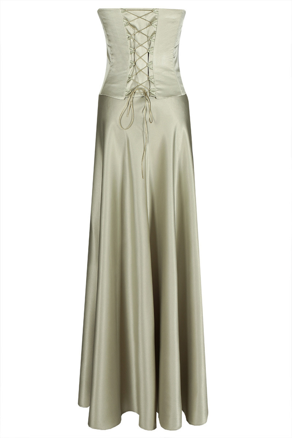 Sukienka FSU088 SELEDYNOWY ŚREDNI