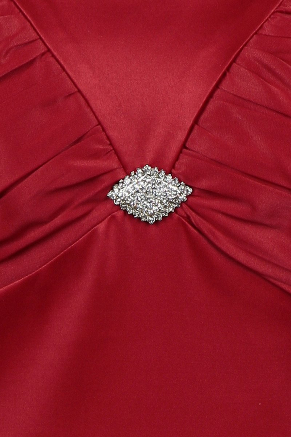 Sukienka FSU659 CZERWONY MOCNY