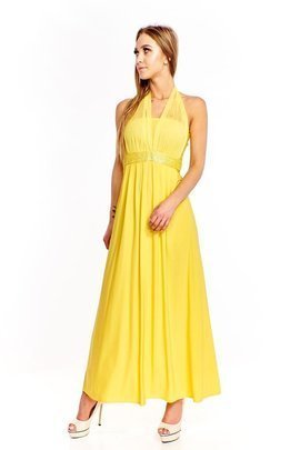 Sukienka FSU1080 ZÓŁTY