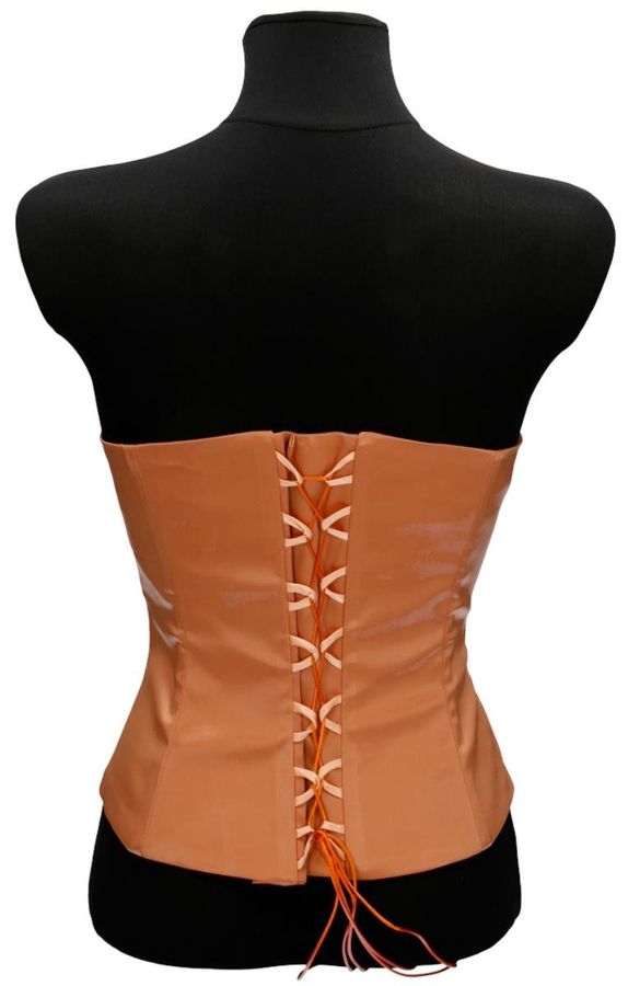 Gorset FGR042 ŁOSOSIOWY CIEMNY