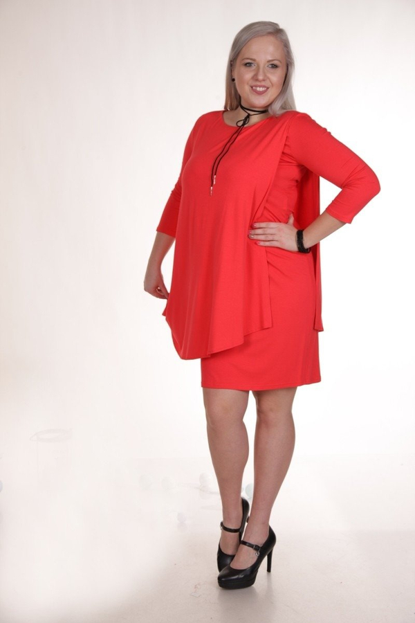 Sukienka FSU696 KORALOWY