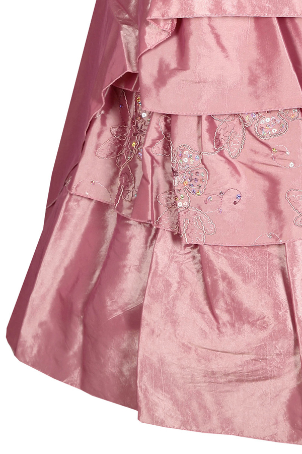 Sukienka FSU058 RÓŻOWY ŚREDNI