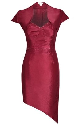 Sukienka FSU155 RUBINOWY