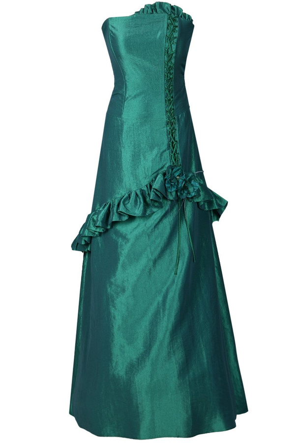 Sukienka FSU136 ZIELONY MORSKI