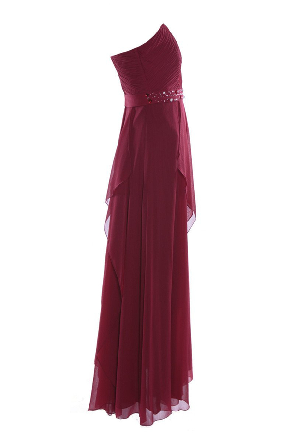 Suknia FSU738 CZERWONY MOCNY