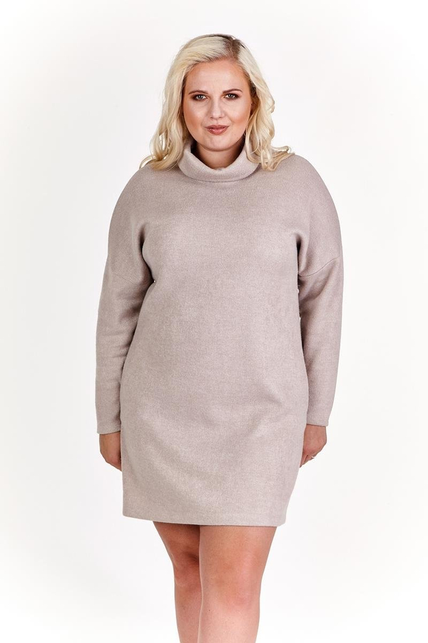 Sukienka FSU889 BEŻOWY