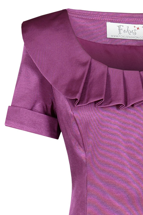 Sukienka FSU214 AMARANTOWY ŚREDNI