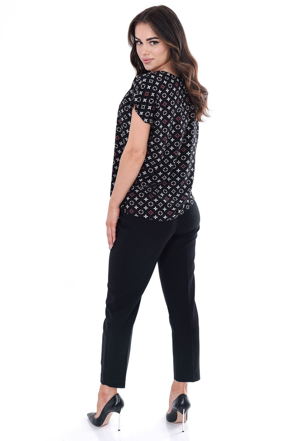 Bluzka FBZ873 CZARNY rozeta