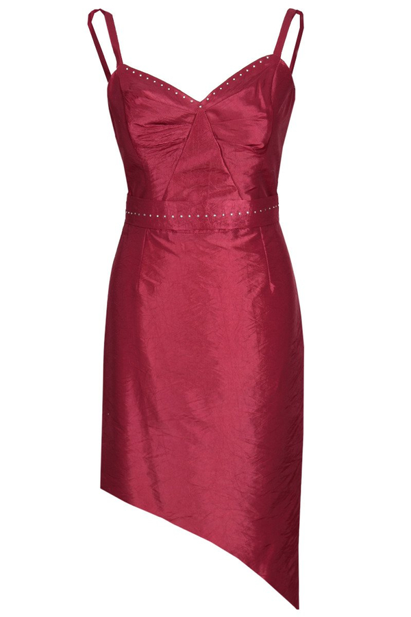 Sukienka FSU155 RUBINOWY