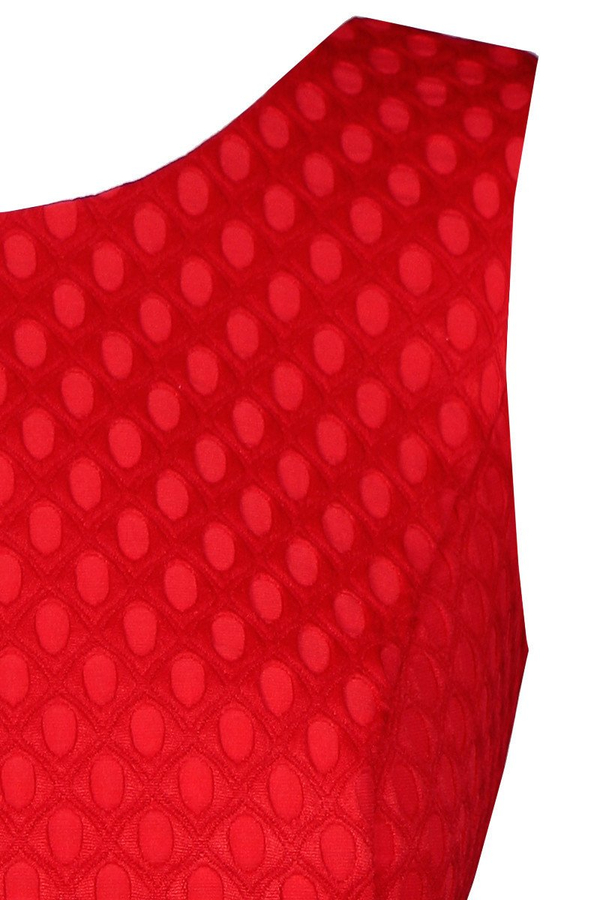 Sukienka FSU487 CZERWONY