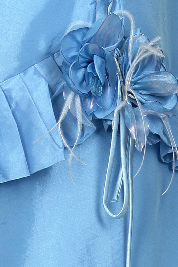 Sukienka FSU136 TURKUSOWY