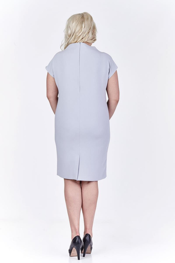 Sukienka FSU775 SZARY JASNY