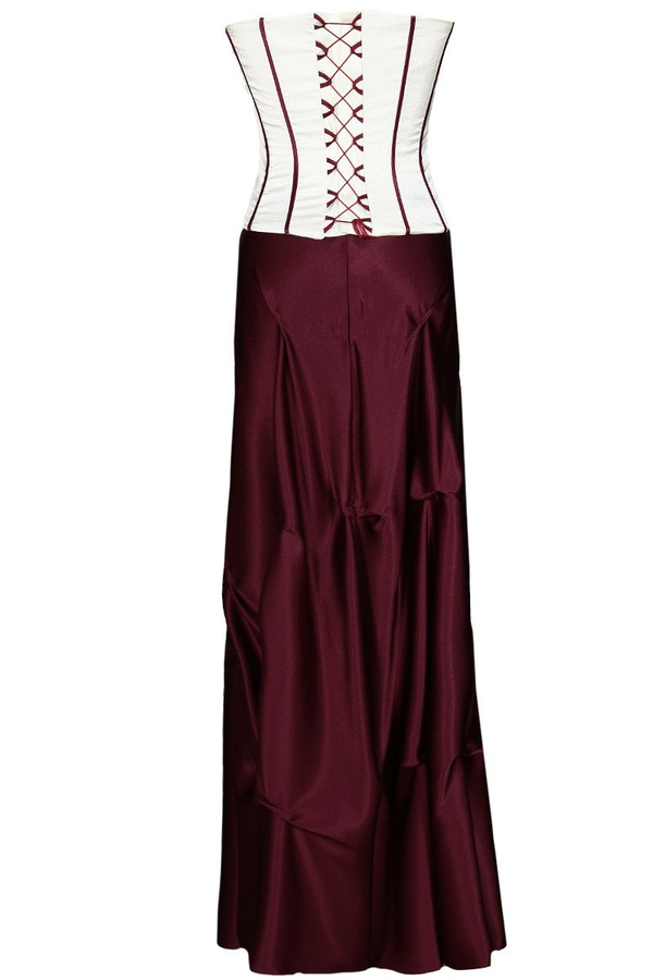 Sukienka FSU133 BURGUND