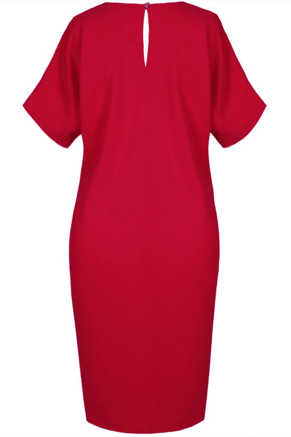 Sukienka FSU1116 RUBINOWY