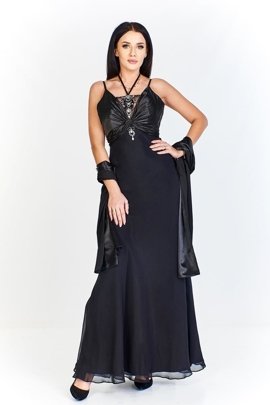 Suknia FSU715 CZARNY