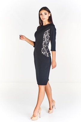 Sukienka FSU655 CZARNY