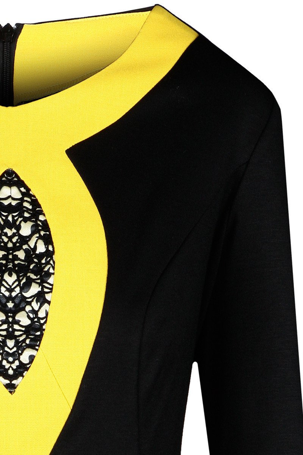 Tunika FTU304 CZARNY ŻÓŁTY CIEMNY